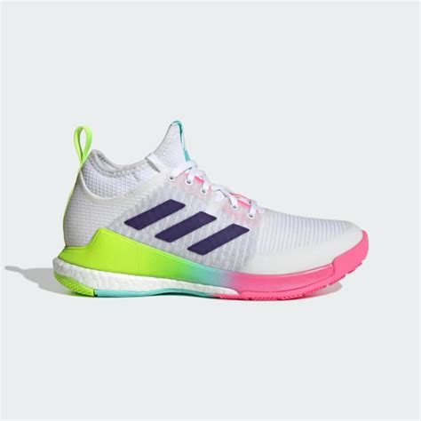 adidas crazyflight x mid 2 white silver met|Adidas crazyflight bounce volleyball shoes.